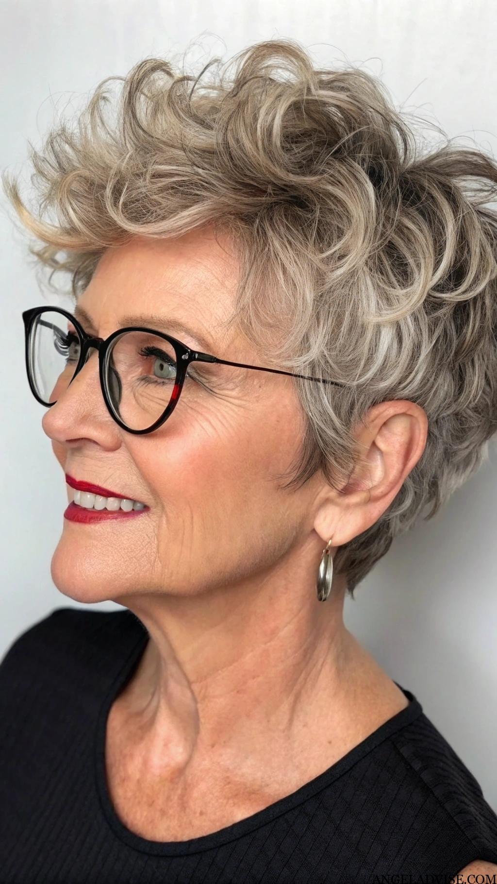 Short Hairstyles for Over 50 with Glasses: Stylish and Easy Looks