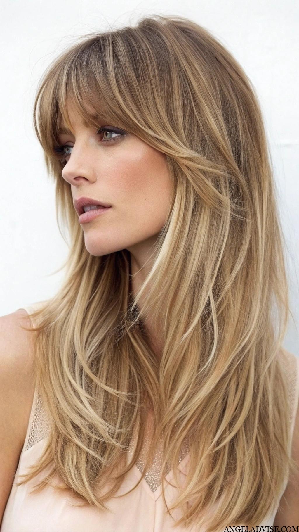 Layered Hairstyles with Bangs to Elevate Your Look