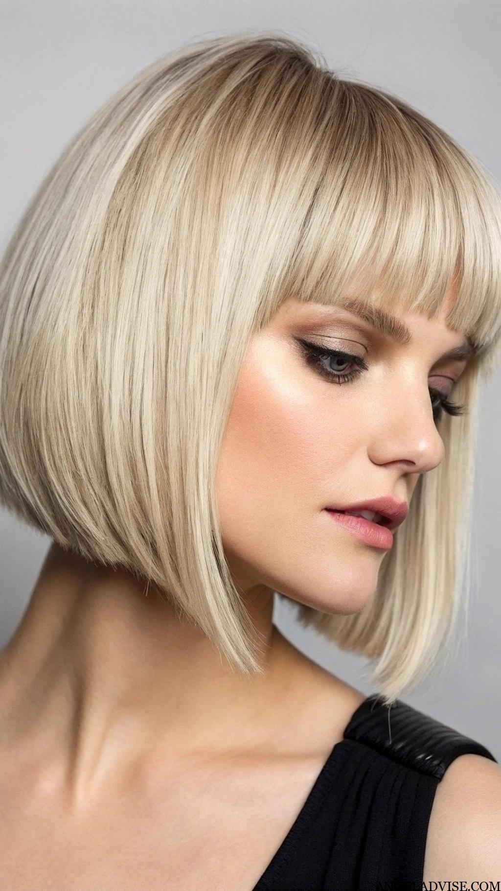 Inverted Bob Hairstyles with Bangs: Trendy and Timeless Looks