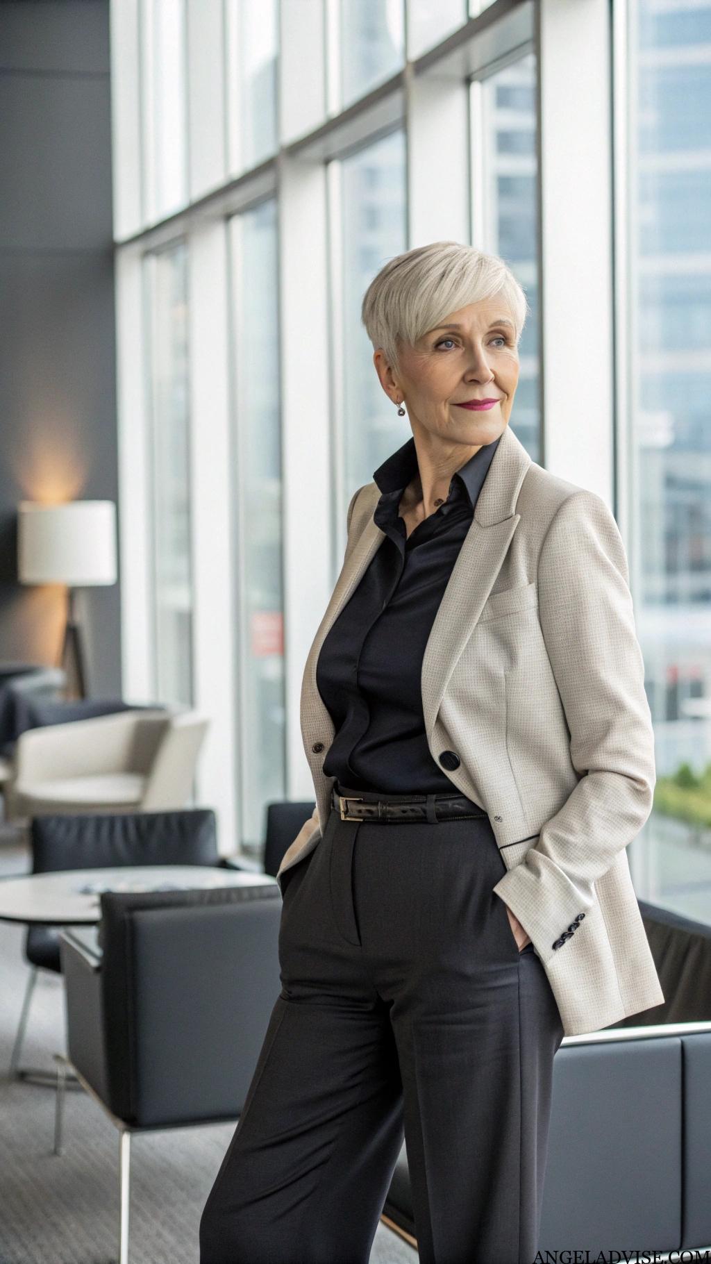 Chic Short Hairstyles for Women Over 50