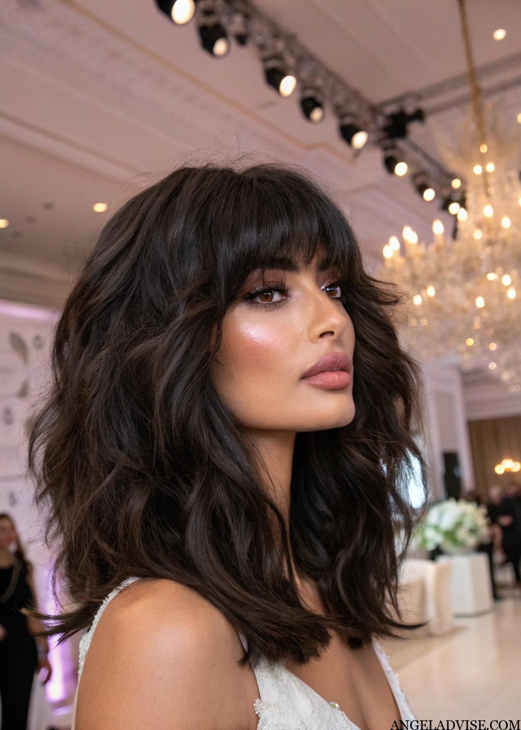 Stunning Shoulder Length Curtain Bangs Ideas for a Fresh Look